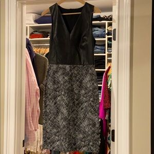 Banana Republic faux leather dress